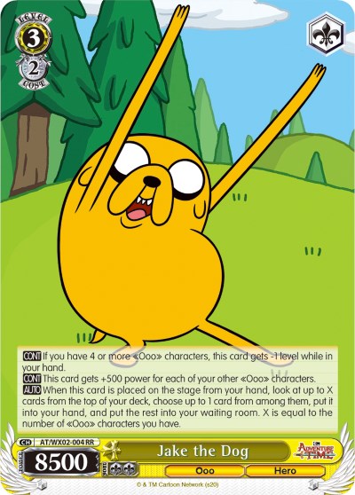 Jake the Dog (AT/WX02-004 RR) [Adventure Time]