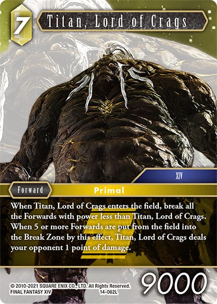 Titan, Lord of Crags [Opus XIV: Crystal Abyss]
