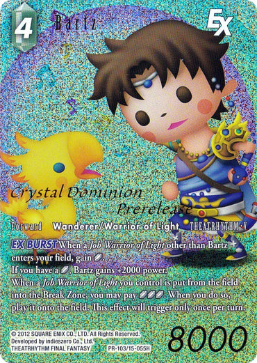 Bartz EX [Crystal Dominion Promo Cards]
