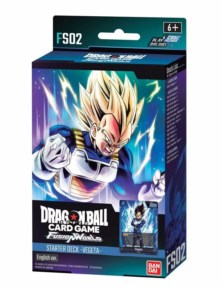 Dragon Ball Super Card Game Fusion World Starter Deck Vegeta FS02
