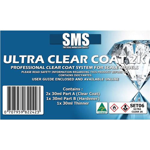 SMS Colour Set 6 Ultra Clear Coat 2K