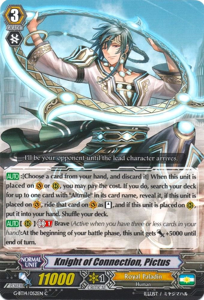 Knight of Connection, Pictus (G-BT14/052EN) [Divine Dragon Apocrypha]