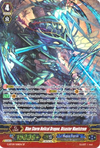 Blue Storm Helical Dragon, Disaster Maelstrom (G-BT09/S08EN) [Divine Dragon Caper]