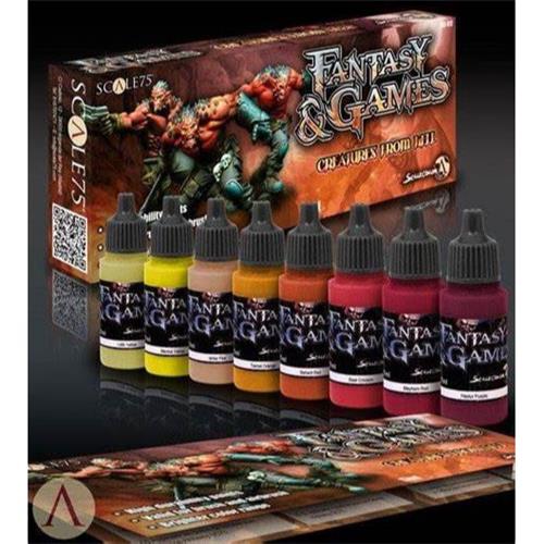 Scale 75 CREATURES FROM HELL Paint Set