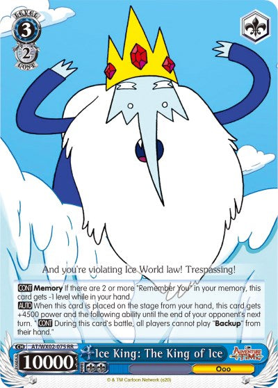 Ice King: The King of Ice (AT/WX02-075 RR) [Adventure Time]
