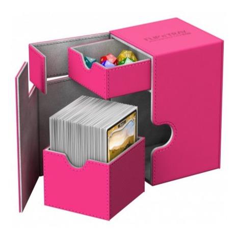 Ultimate Guard Flip n Tray Deck Case 100+  XenoSkin Pink Deck Box