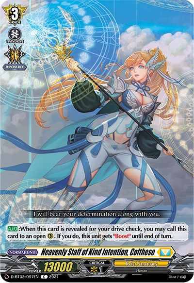 Heavenly Staff of Kind Intention, Colthese (D-BT02/097EN) [A Brush with the Legends]