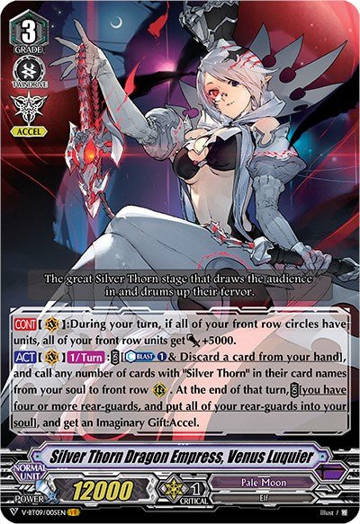 Silver Thorn Dragon Empress, Venus Luquier (V-BT09/005EN) [Butterfly d'Moonlight]