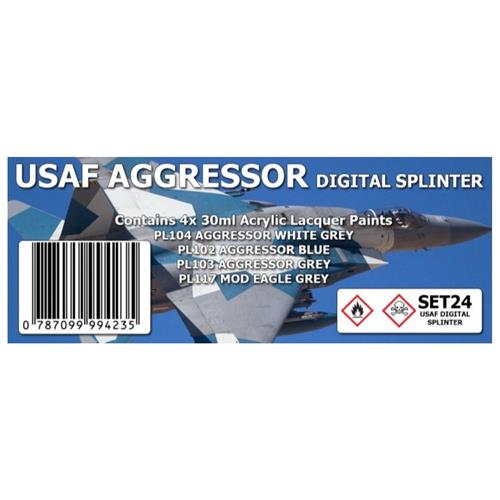 SMS Colour Set 24 USAF AGGRESSOR Digital Splinter
